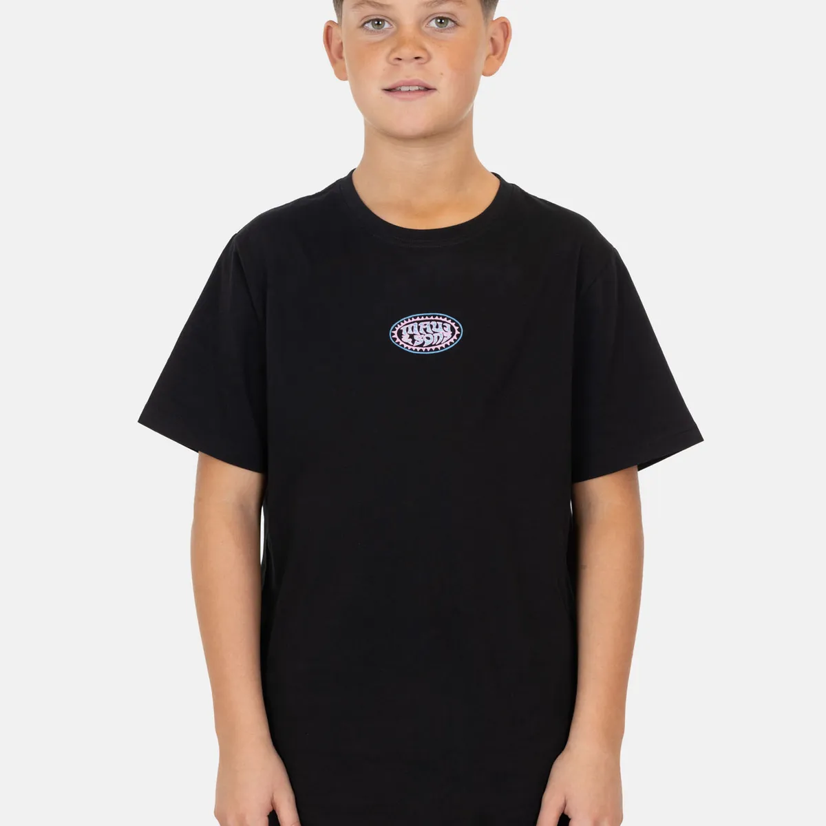MAUI AND SONS - Polera MC Salpika Negro Infantil Maui And Sons - Negro