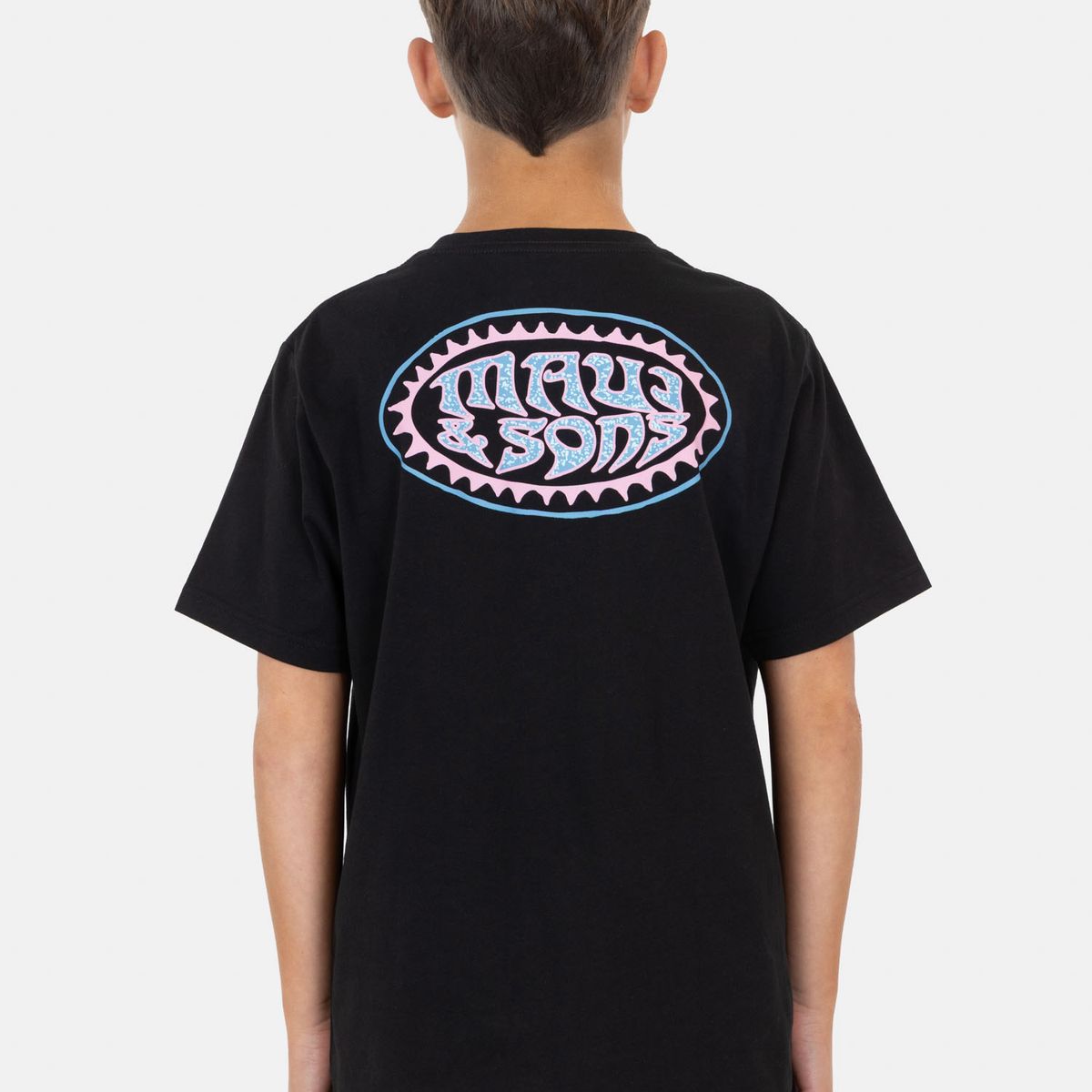 MAUI AND SONS - Polera MC Salpika Negro Infantil Maui And Sons - Negro