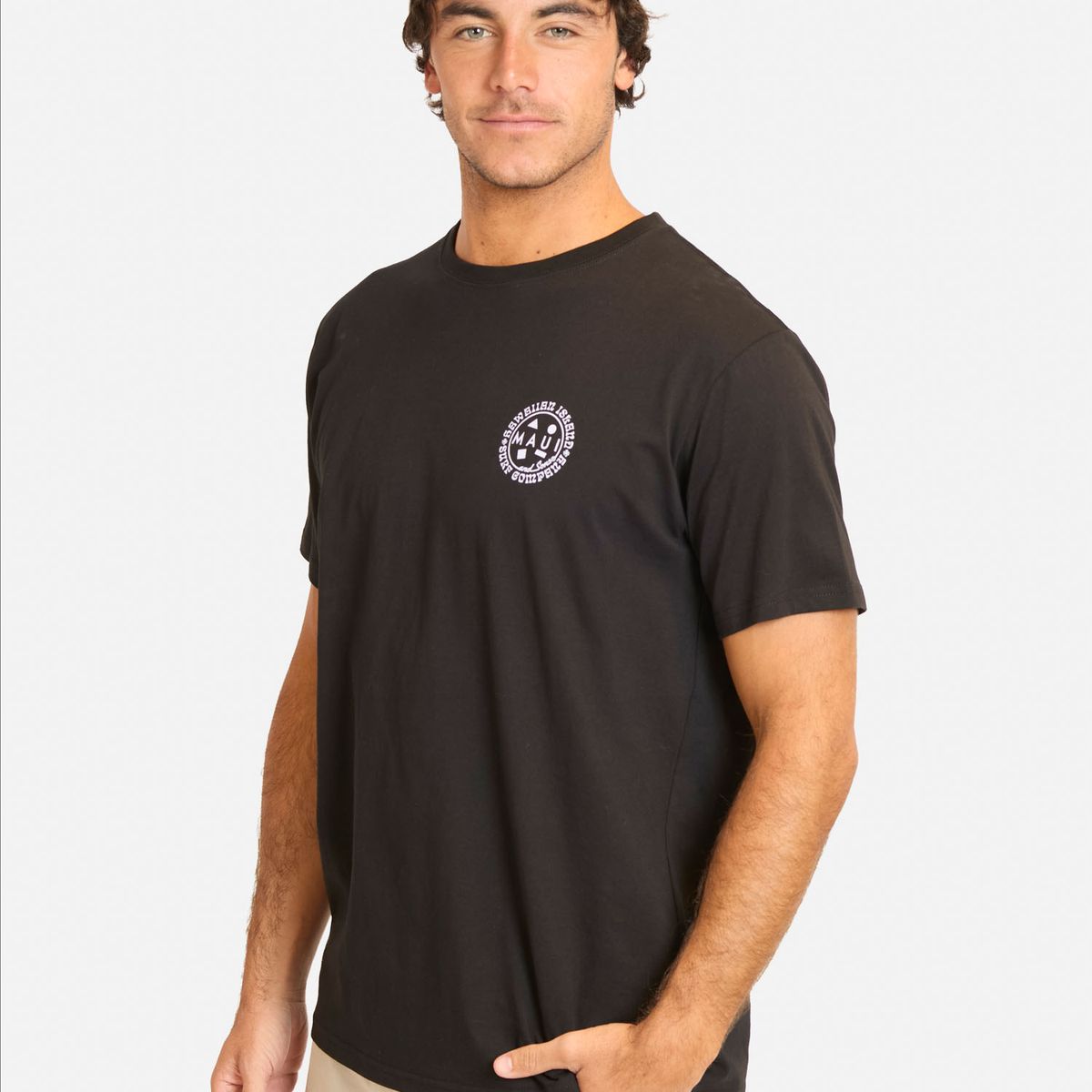 MAUI AND SONS - Polera MC Herula Negro Hombre Maui And Sons - Negro