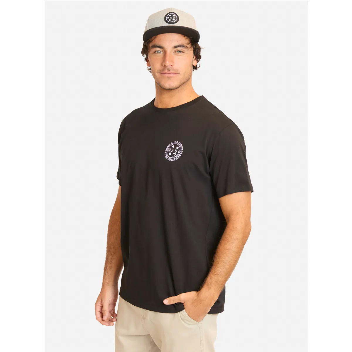 MAUI AND SONS - Polera MC Herula Negro Hombre Maui And Sons - Negro