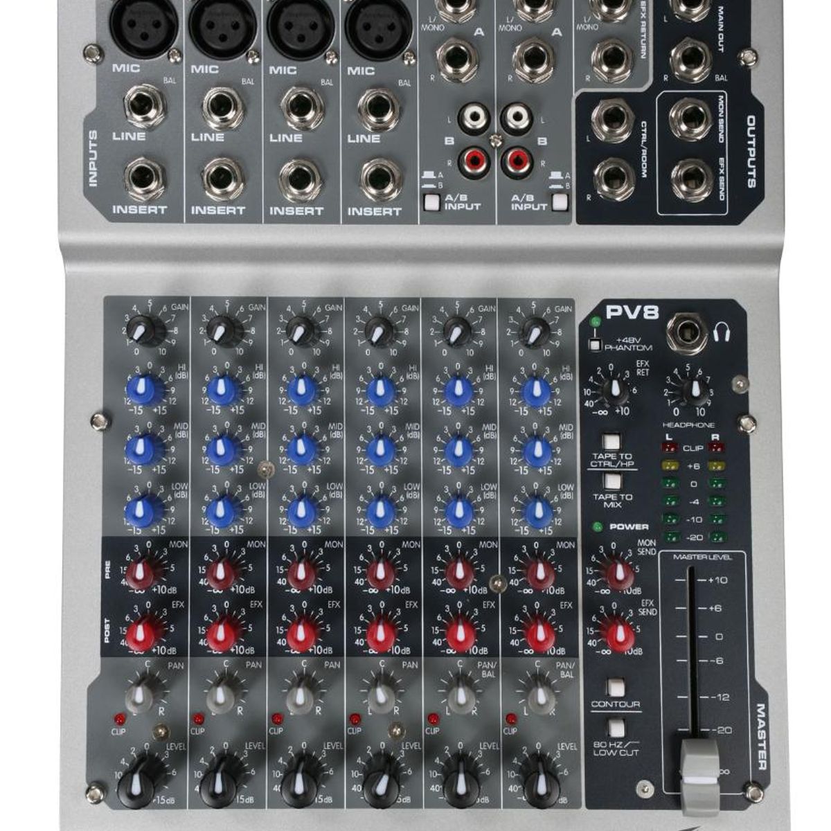 PEAVEY - Mixer de 8 canales Peavey PV8