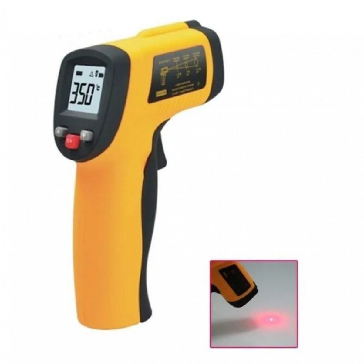 GENERICO - Termometro LASER a  distancia infrarrojo