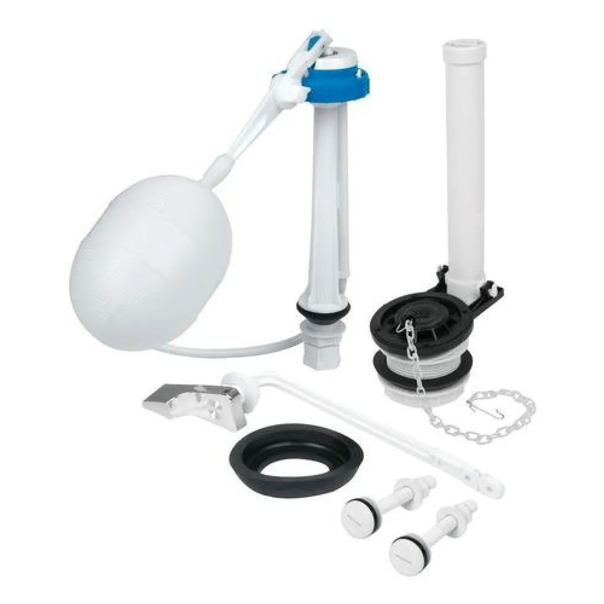 GENERICO - Kit Estanque Wc Fitting Universal Descarga Y Fijaciones Fose