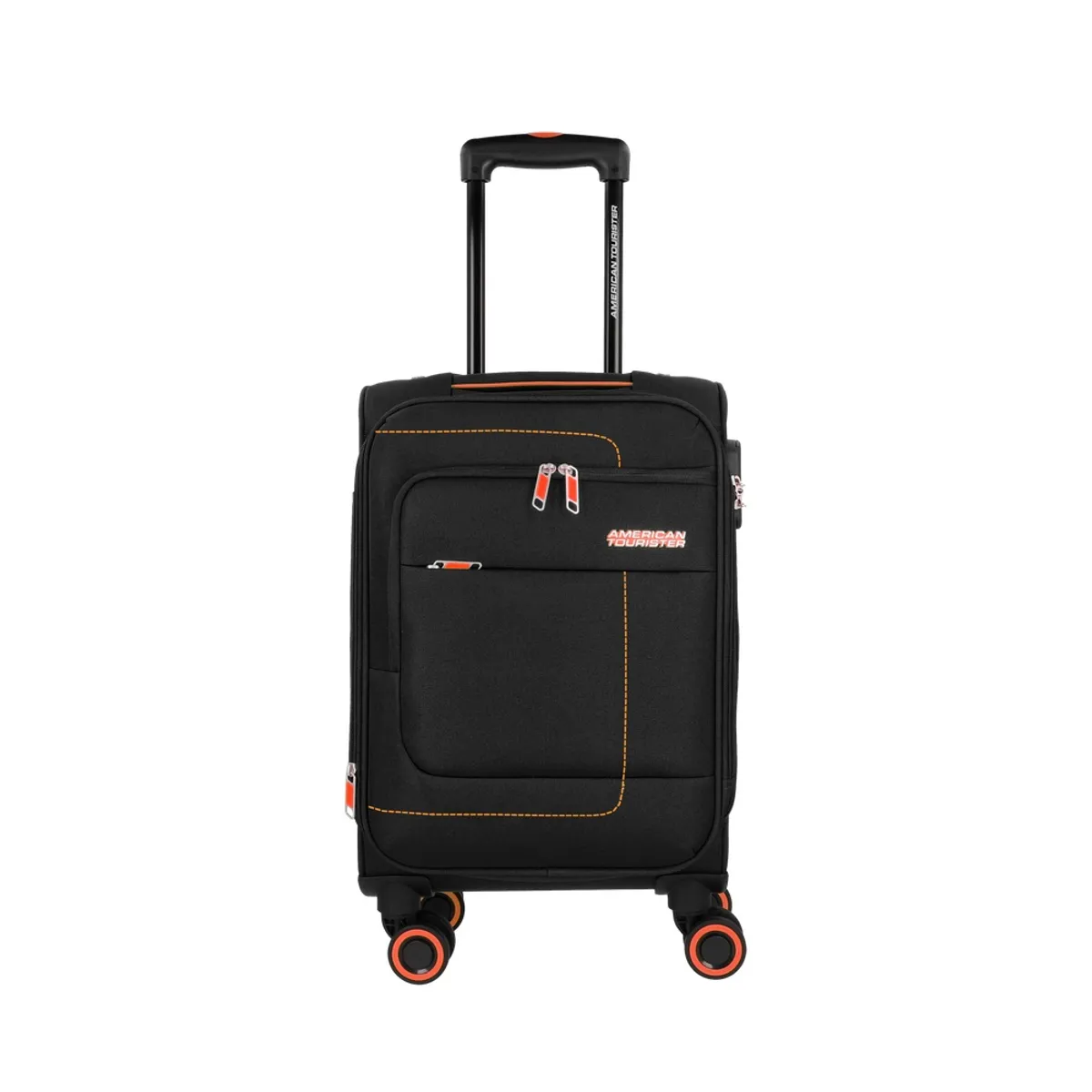 AMERICAN TOURISTER - Maleta de Cabina American Tourister Journify Pequeña Negra Blanda Expandible