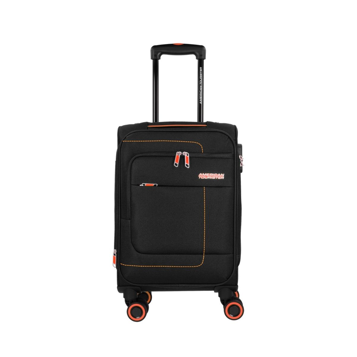 AMERICAN TOURISTER - Maleta de Cabina American Tourister Journify Pequeña Negra Blanda Expandible