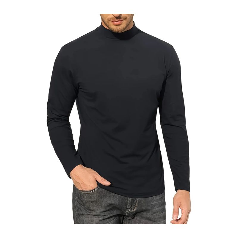 MPROPIA - Camiseta Beatle Bambú Manga Larga Forro Polar Termica Colores 007
