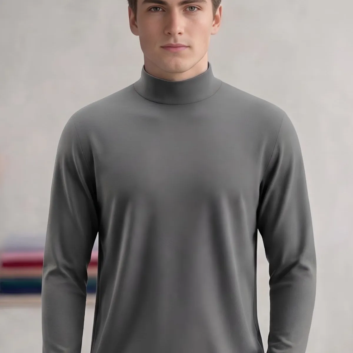 LOOK SHOP - Camiseta Beatle Bambú Manga Larga Forro Polar Termica Colores 007
