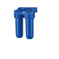 OSMOAQUA - CARCASA PORTA FILTRO CONEXIÓN DE 1PULGADA DOBLE AZUL