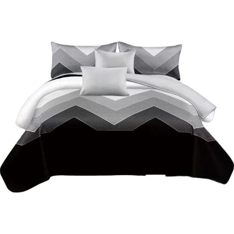 GENERICO - Cubrecama Quilt De Verano 2 Plazas + 2 Funda Medida 230x250cm