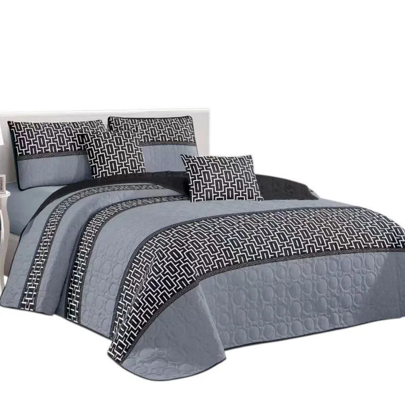 GENERICO - Cubrecama Quilt De Verano 2 Plazas + 2 Funda Medida 230x250cm Cobertor