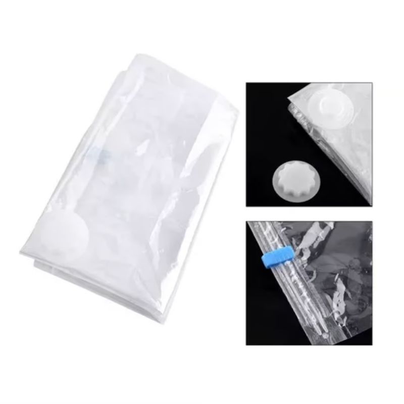 MOVI - Pack 6 Bolsas para Guardar Ropa al Vacio 60x80 - Ahorro de espacio