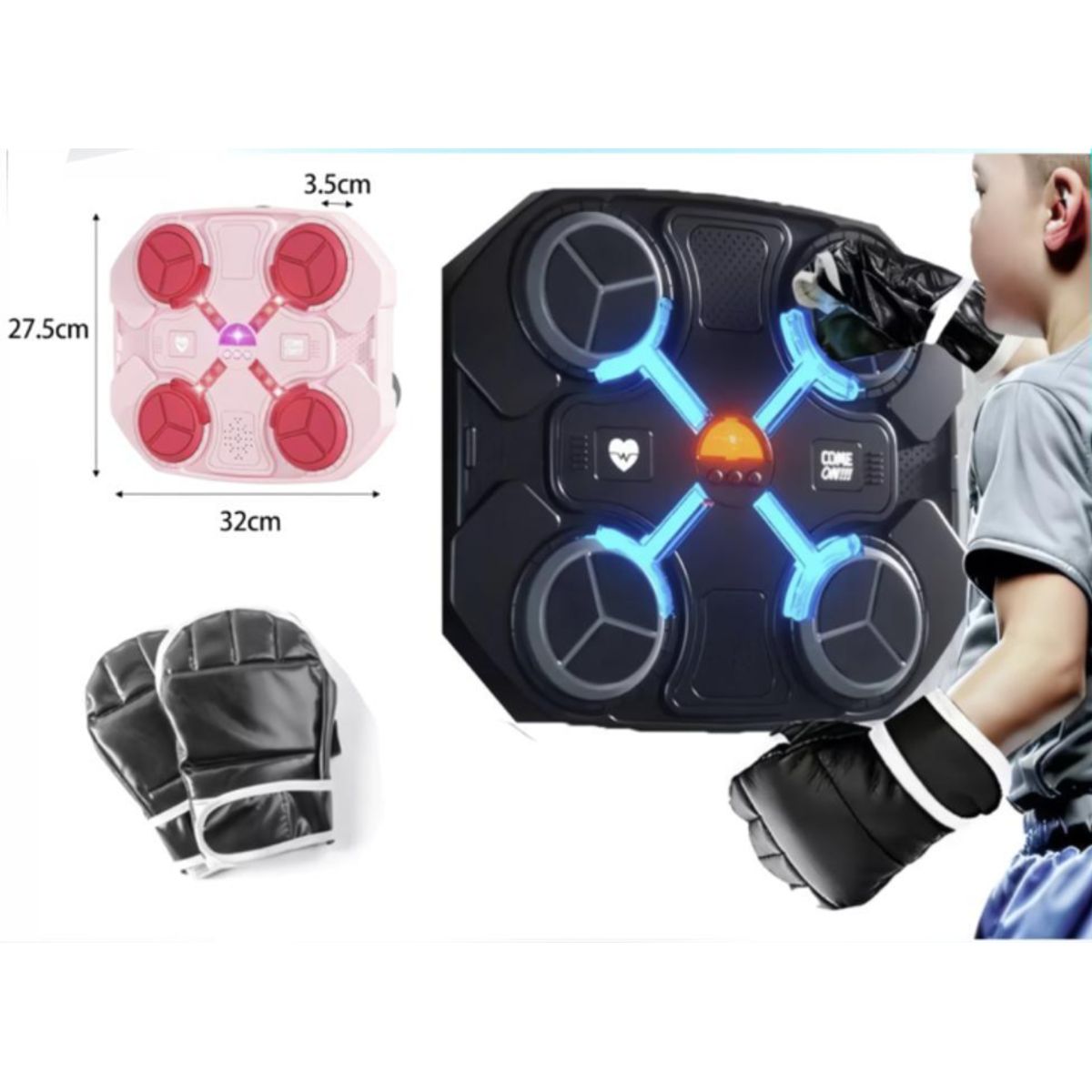 GENERICO - Máquina de Boxeo Infantil Para Niños Color Rosa