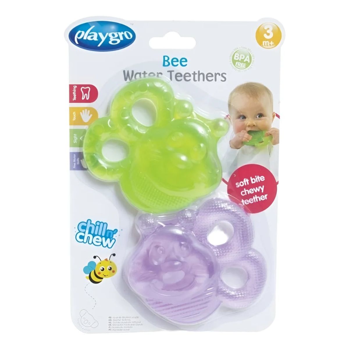 PLAYGRO - Pack Mordedor de Agua Abeja PLAYGRO