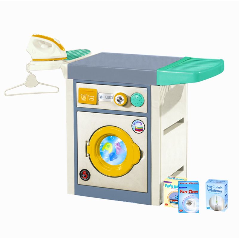 KIDSCOOL - LAVADORA CON TABLA DE PLANCHAR