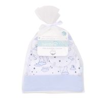 Set 2 Piezas Baby Gift Gorrito Y Mitones Celeste