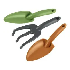TRAMONTINA - Kit Set De Herramientas Jardineria 3pzs