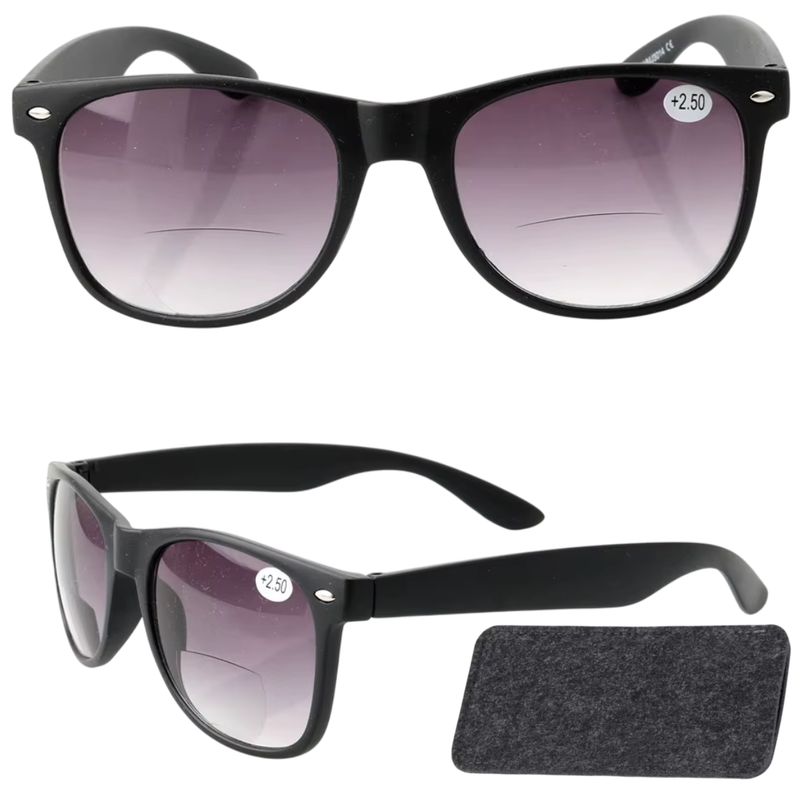 JM - Lentes Oscuros Ópticos 1.50 Presbicia De Lectura Anteojos & Estuche