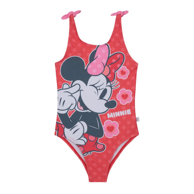 DISNEY - Traje de Baño Niña Entero UV50 Minnie Disney - Rojo