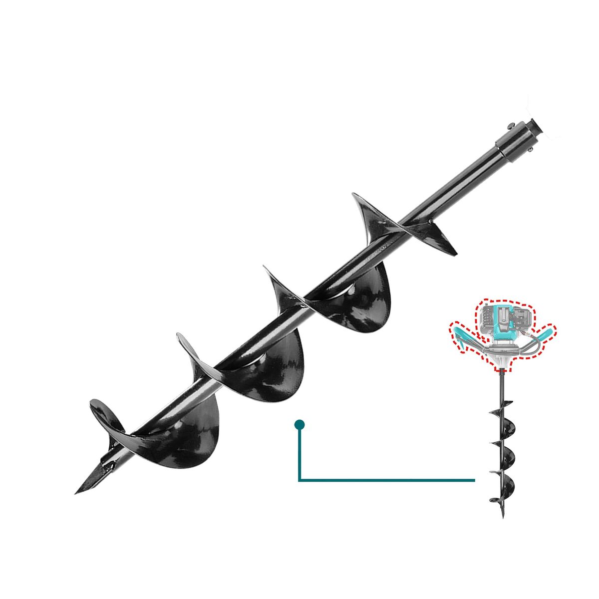 TOTAL TOOLS - Broca de Hoyador Total