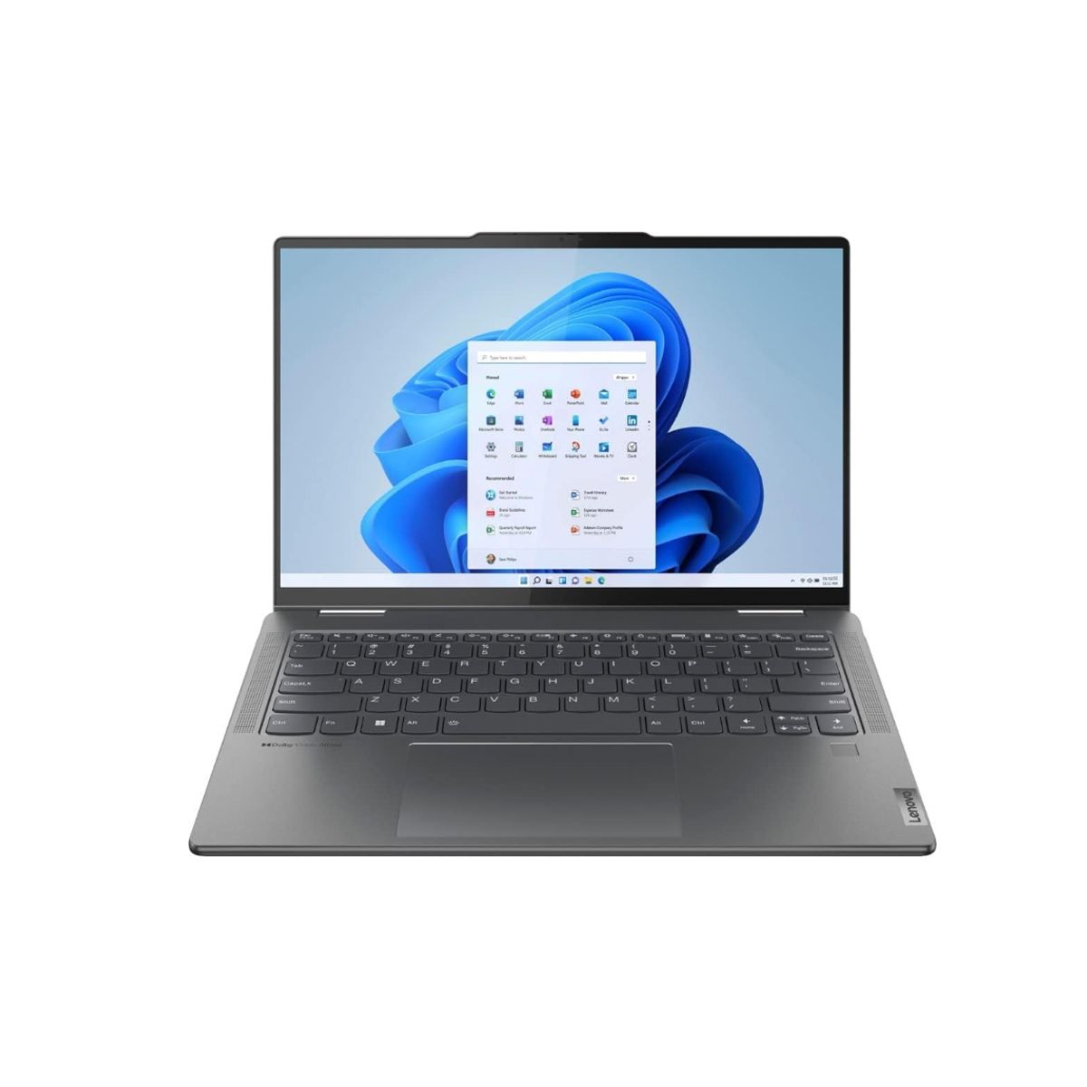 LENOVO - Notebook Lenovo YOGA 7  2-en-1 Core Ultra 7 1TB SSD 16GB RAM Pantalla Touch IPS Windows 11 Gris