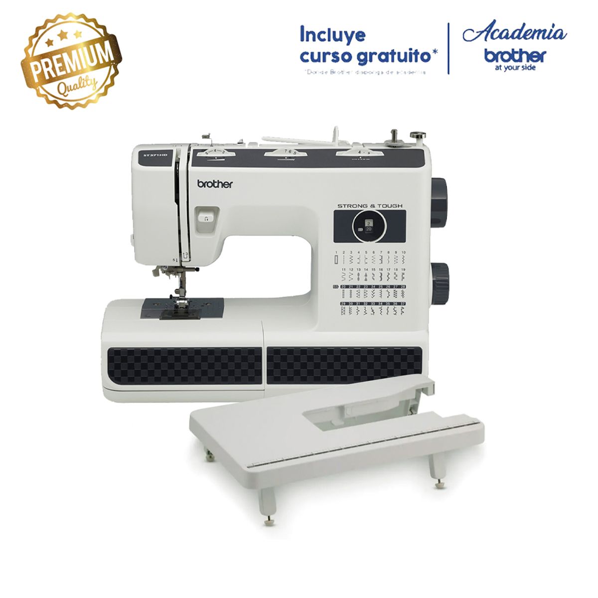 BROTHER - Máquina de Coser ST371HD Mesa extensión