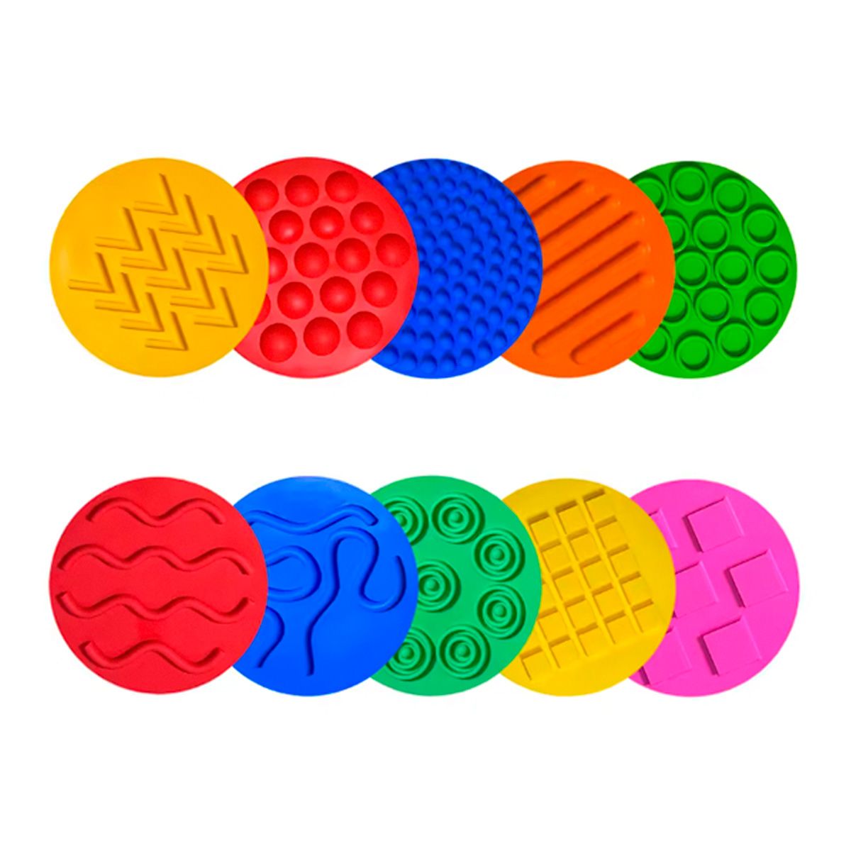 SDFIT - Tapetes Sensorial Niños Set De 10 Piezas A3 - Sr2505