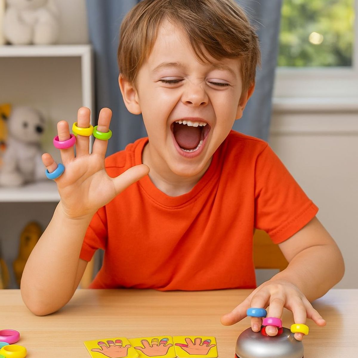 GENERICO - Juguete Didactico Juego Patrones De Anillos Con Elásticos