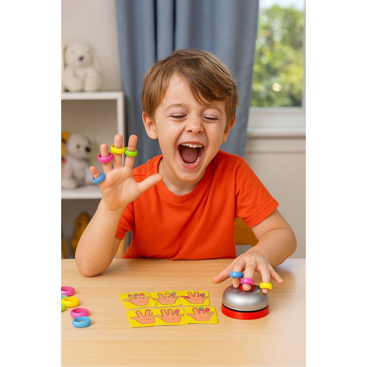 GENERICO - Juguete Didactico Juego Patrones De Anillos Con Elásticos