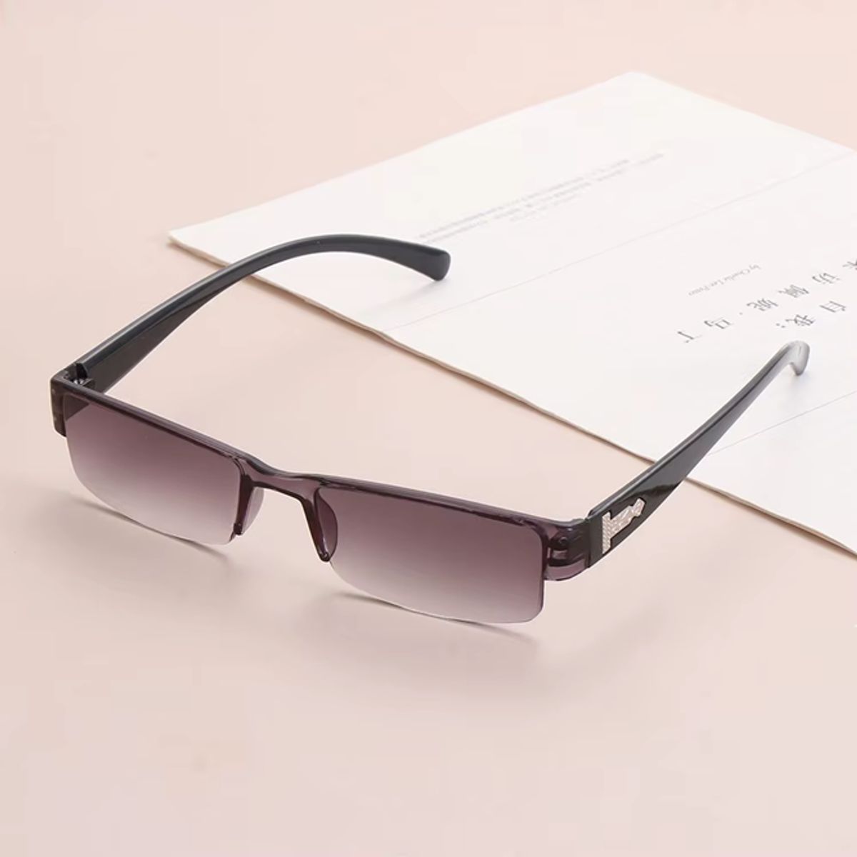 JM - Lentes Oscuros Ópticos 3.50 Presbicia De Lectura Anteojos & Estuche V2