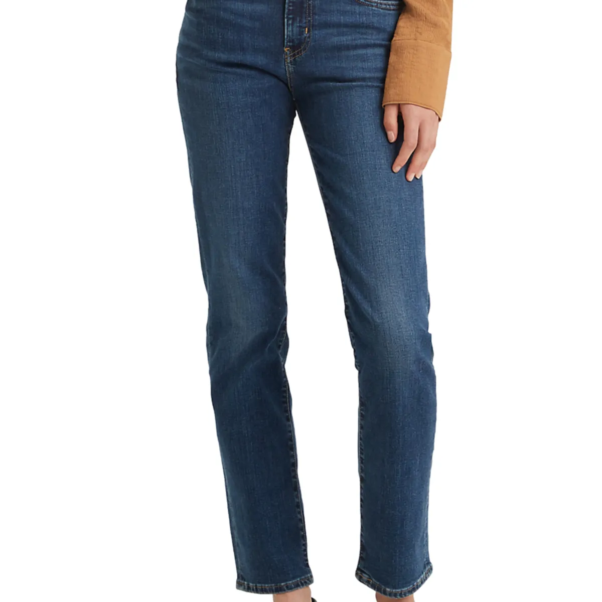 LEVIS - Jeans Mujer 724 High Rise Straight Azul Levis