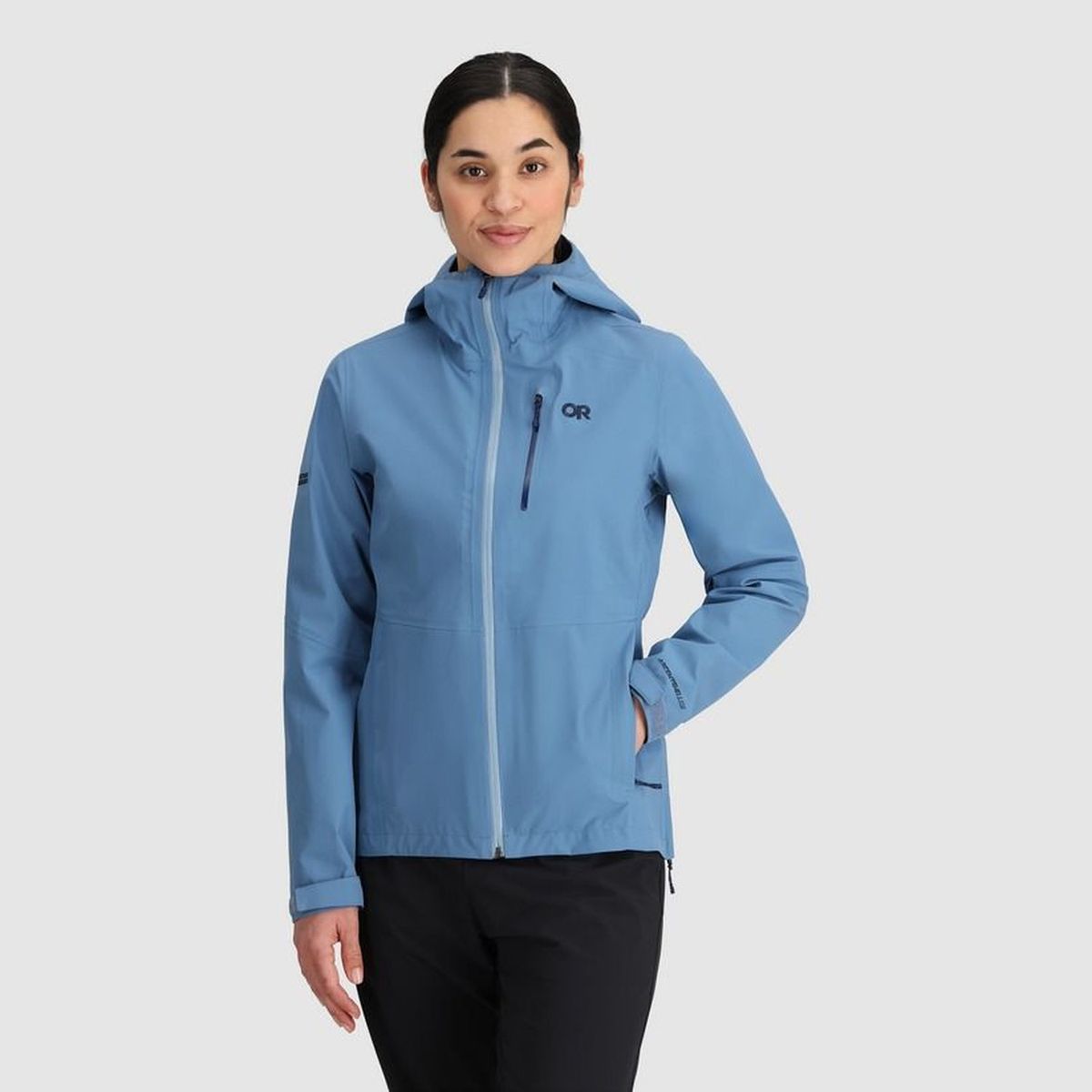OUTDOOR RESEARCH - Chaqueta Mujer Aspire 3L Rain Azul Outdoor Research