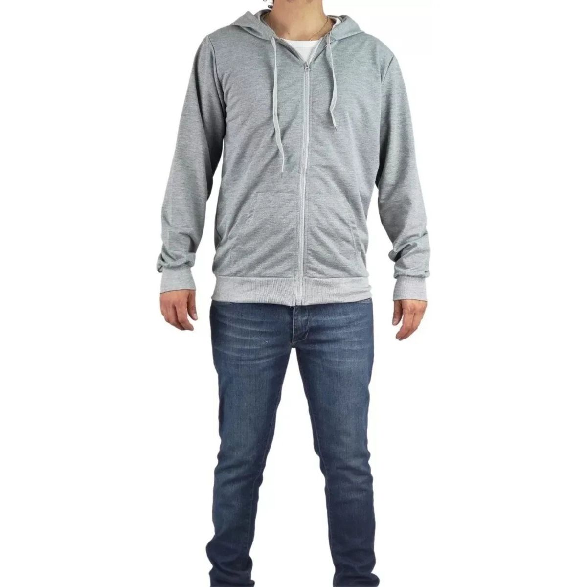 LOOK SHOP - Polerón Canguro Hombre Colores Forro Polar Capucha 807