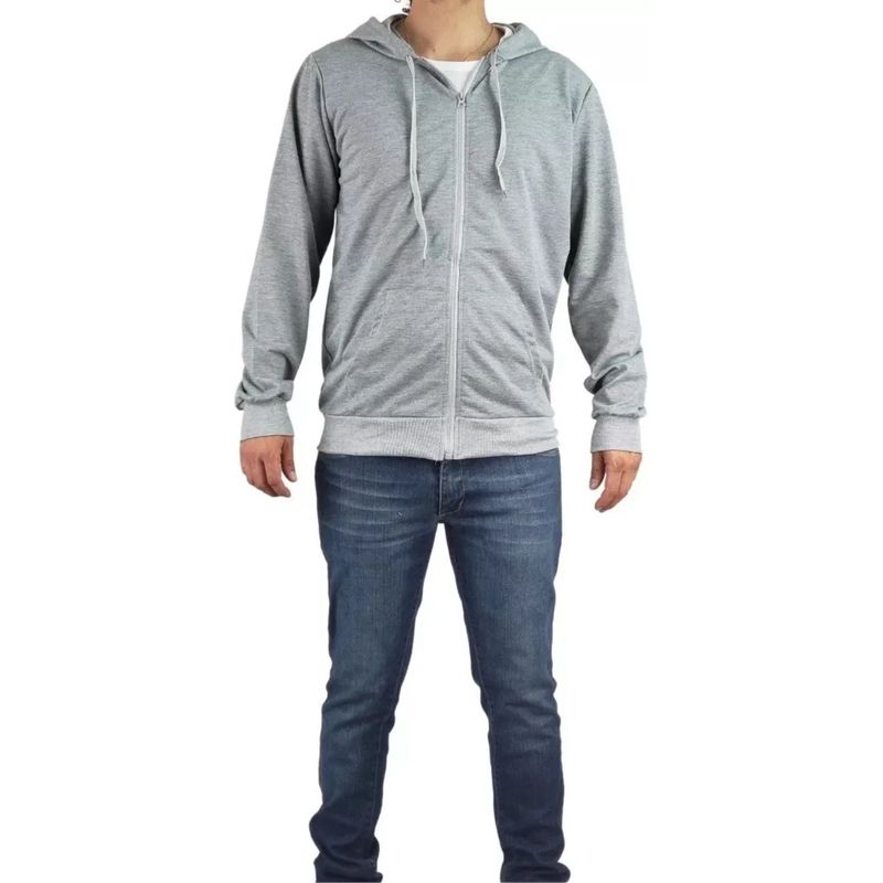 MPROPIA - Polerón Canguro Hombre Colores Forro Polar Capucha 807