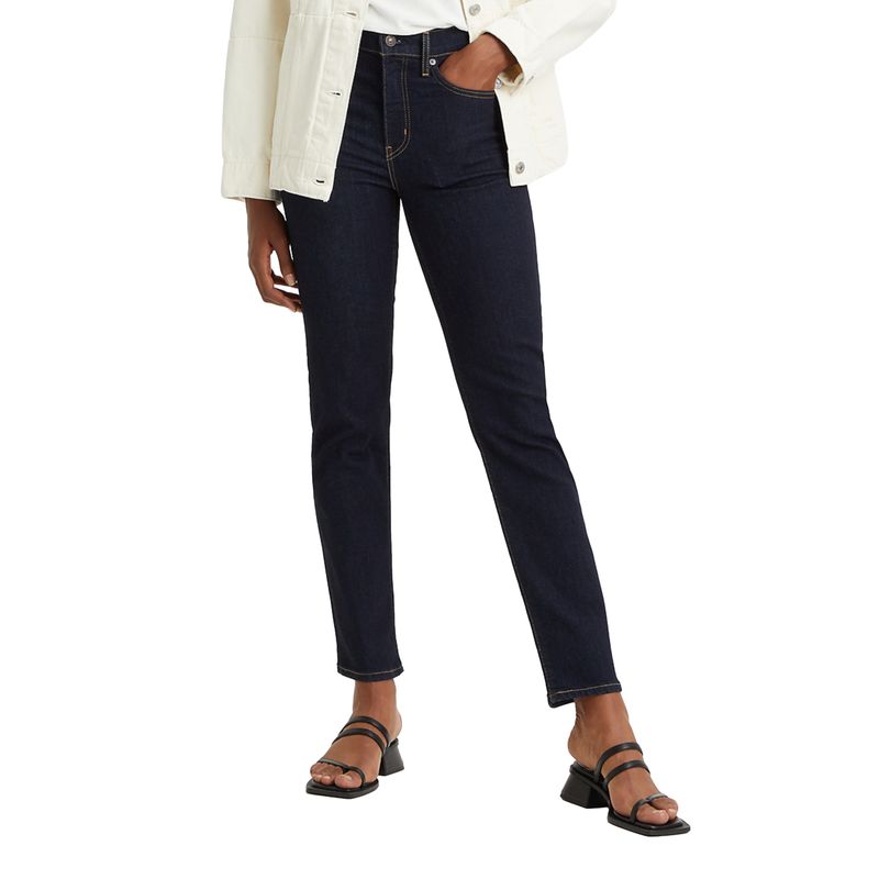 LEVIS - Jeans Mujer 724 High Rise Straight Azul Levis