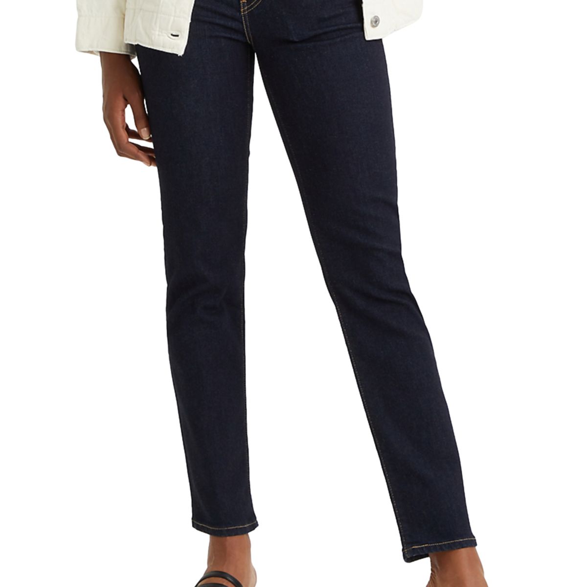 LEVIS - Jeans Mujer 724 High Rise Straight Azul Levis