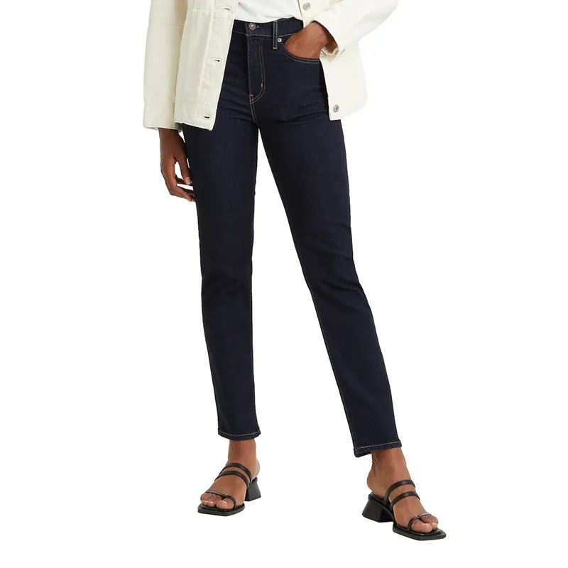 LEVIS - Jeans Mujer 724 High Rise Straight Azul Levis