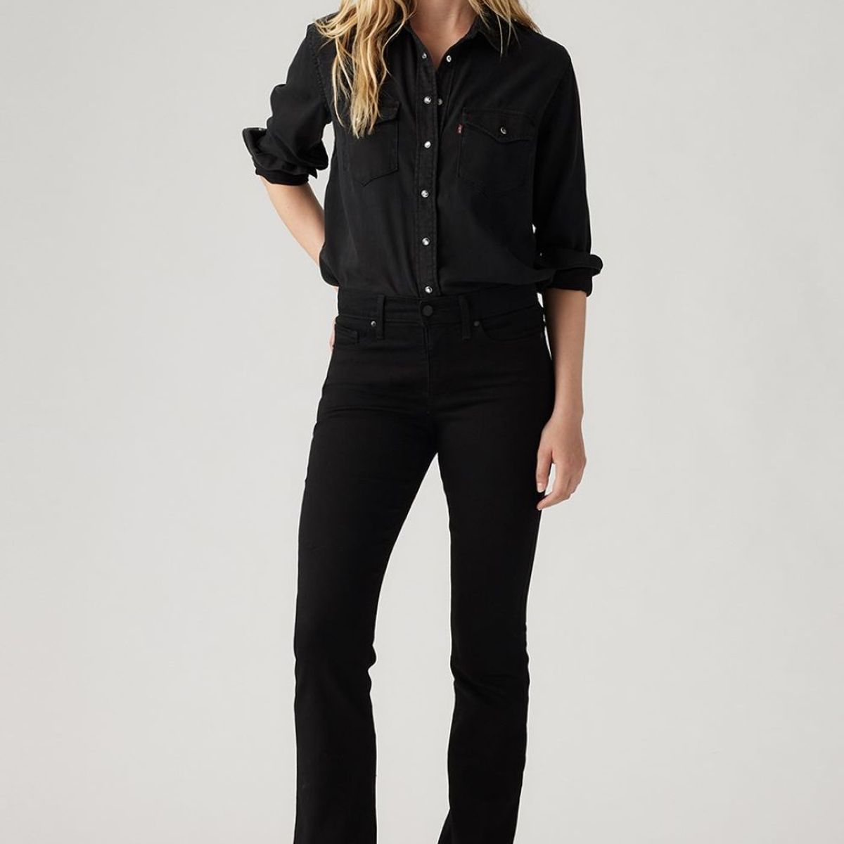 LEVIS - Jeans Mujer 315 Shaping Boot Negro Levis