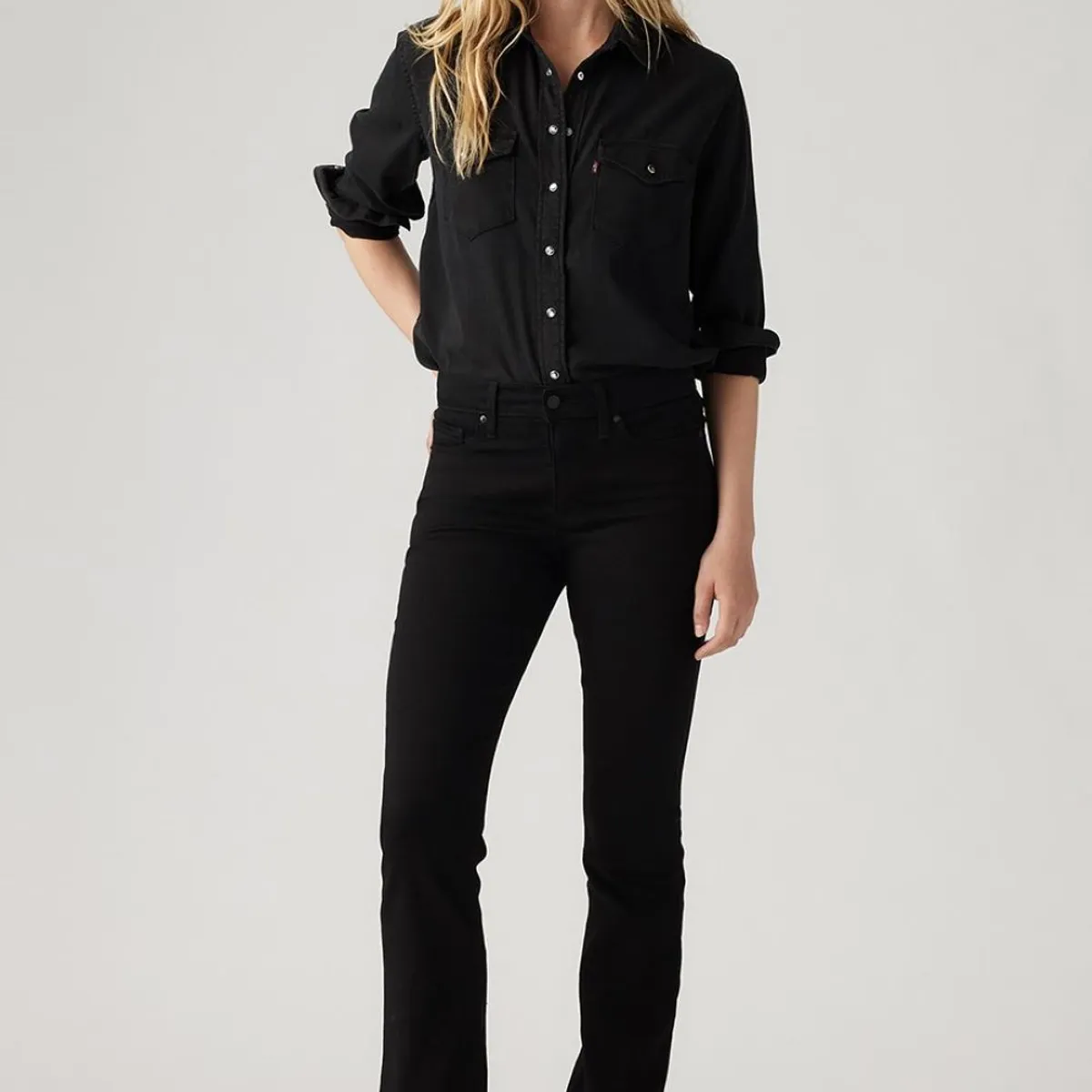 LEVIS - Jeans Mujer 315 Shaping Boot Negro Levis