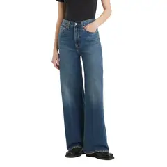LEVIS - Jeans Mujer Ribcage Wide Leg Azul