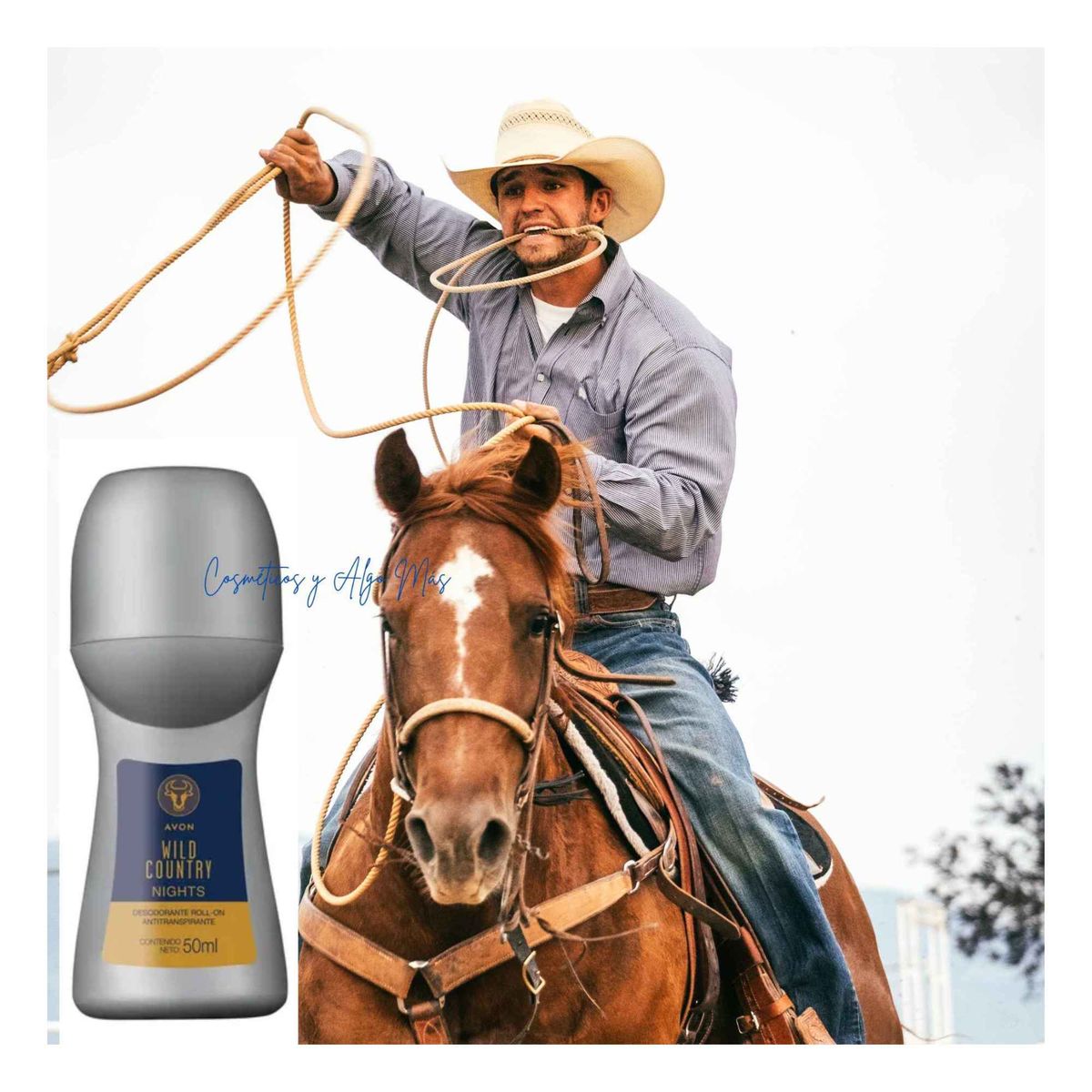 AVON - Desodorante roll-on Wild Country para caballeros