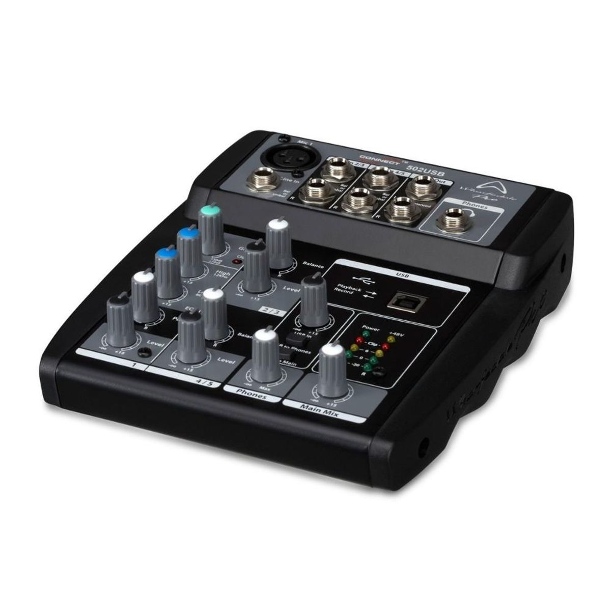 WHARFEDALE - Mixer Analogo Wharfedale Connect 502USB - Gris Oscuro