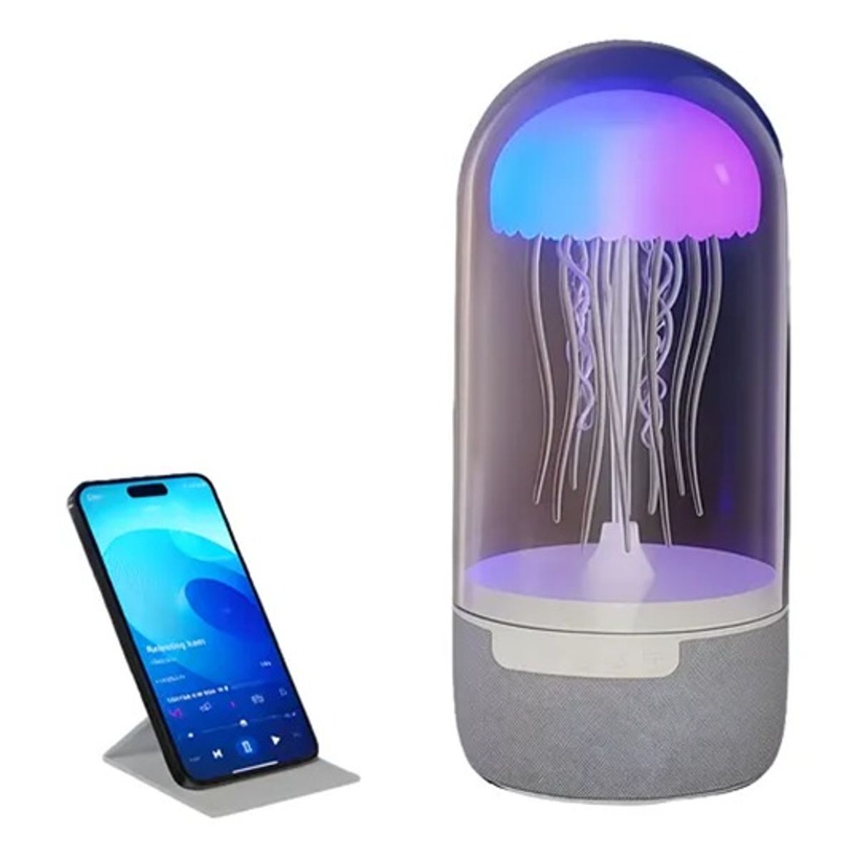 GENERICO - Parlante - lampara  Bluetooth Medusa Con Movimientos Mecánicos y luces