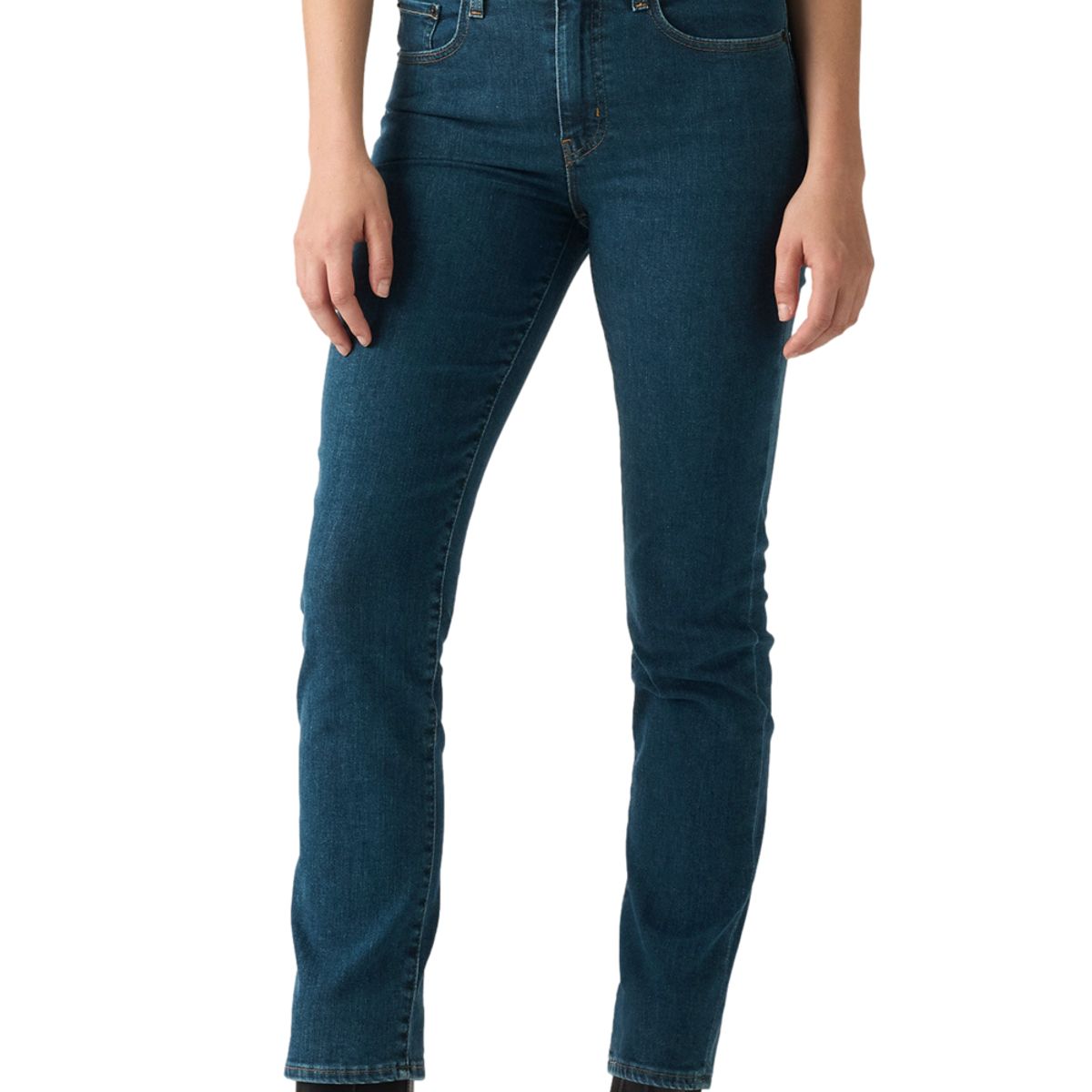 LEVIS - Jeans Mujer 724 High Rise Straight Azul Levis