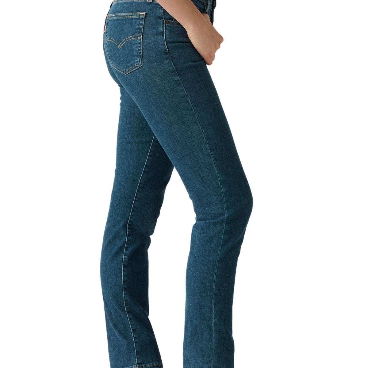 LEVIS - Jeans Mujer 724 High Rise Straight Azul Levis