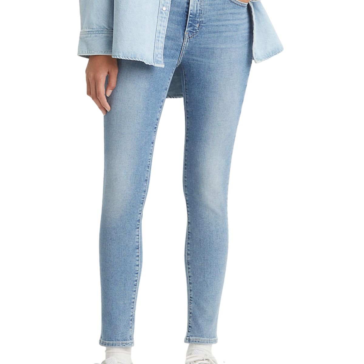LEVIS - Jeans Mujer 721 High Rise Skinny Celeste Levis
