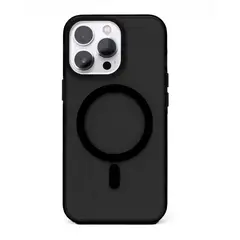 GENERICO - Carcasa Magsafe Ice Cream con Pop Socket Negra IPH 16 Pro Max