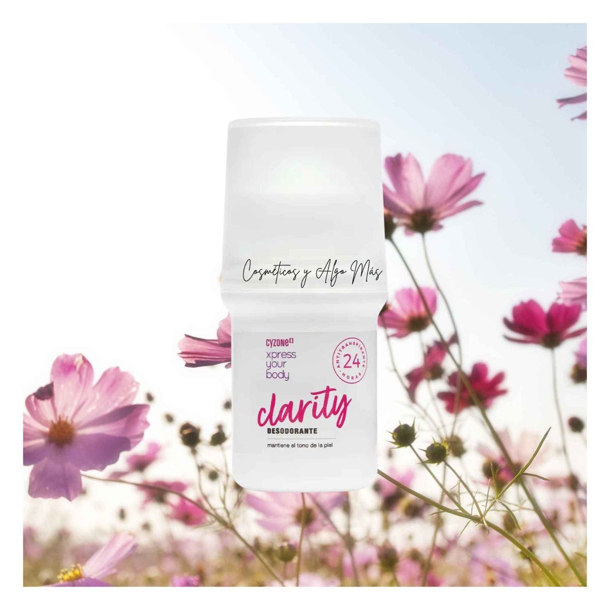 CYZONE - Desodorante roll-on clarity para damas Antitranspirante