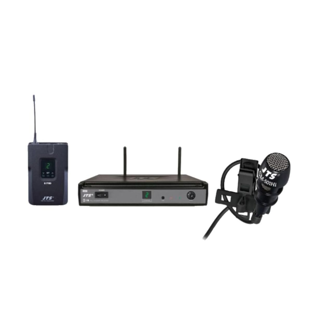 JTS - Sistema de microfono lavalier JTS E7R+E7TB+CM501 - Negro