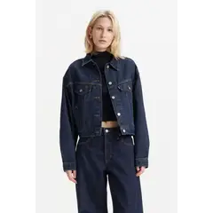 LEVIS - Chaqueta Mujer Shrunken 90s Trucker Azul