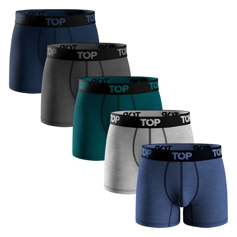 TOP - Bóxer Medio Algodón Pack 5 C9 Top.